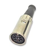 Preh 8 Pin Din Socket Connector. 71506-080. Silver Pins