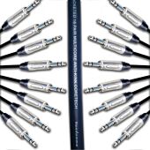 Van Damme Neutrik 8 Way Balanced TRS Jack Snake