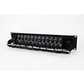 Custom Connex 12 Channel Passive Split System – 2 way In &amp; Out Patch Panel
