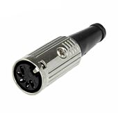 Deltron 5 Pin 180 degree DIN Line Socket 600-0500