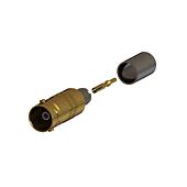 Female BNC crimp Female 12Ghz 75 Ohm Gold body for Van Damme 268-875-006