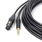 GRIMM TPR Cable. XLR to TRS Neutrik Cables. Pro Studio and HiFi Balanced Microphone Lead.