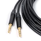 GRIMM TPR Cable. TRS to TRS Neutrik Cables. Pro Studio and HiFi Balanced Microphone Lead.