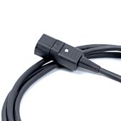 C14 IEC Plug to 2x PowerCon Sockets, Professional AC Y Splitter Cable,