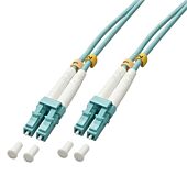 Lindy LC-LC OM3 50-125 Multimode Fibre Optic Duplex Patch Cable