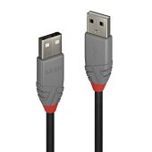 Lindy Type A to Type A 2.0 USB Cable - Anthra Line