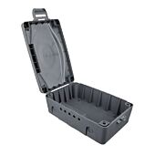 Masterplug Weatherproof Box. IP54 - dust protected, splash proof. 5 cable outlets