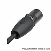 Neutrik NE8MX-B-TOP-14 Ethercon Housing. Black TOP Series IP64