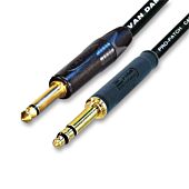 Neutrik 4.4mm TT Bantam Jack to 1/4" TRS Patch Leads. Van Damme Cables.