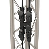 PCE H-Connect 16A 3Pole 230V Plug to 3 x 16A Sockets IP44 94327000. Midnight Series