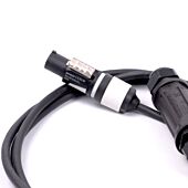 PowerCon to 2x C13 IEC Sockets, Professional AC Y Splitter Cable,