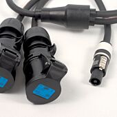 PowerCon to 2x 16a PCE, Professional AC Y Splitter Cable,