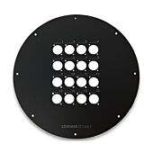 Schill Rund16 d-type plate. 1 Cut out Metal plate for GT310. 