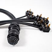 Socapex Spider - 13amp UK Plug to 19 Pole Female Soca