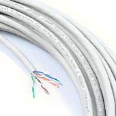 Solid CAT6 UTP LS0H Network Cable 23-AWG - Grey - Install Cable