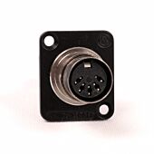 Switchcraft EHMIDI2B 5 Pin Din MIDI Feed Thru Adapter Black 