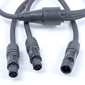 True1 to x2 True1 PowerCon, Professional AC Y Splitter Cable,