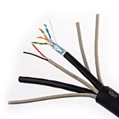 Van Damme TourCat 2 x Cat 6A solid F.UTP 4 x AES pair multicore