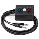 2 way Stage Studio Wall Mount Box Neutrik TRS Jack Sockets Multicore Cable