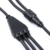 Y Split H07 Cable 2 and 3 way tough rubber splitter cable