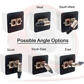 Van Damme STARQUAD Cable. Neutrik Right Angle Female XLR to Male XLR