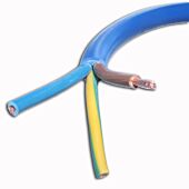 240v 3x2.5mm Blue Mains Cable