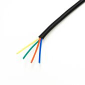 Defence Standard Cable - Unscreened - 72-4-A. Tough Black PVC Jacket.