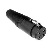 Female Amphenol AP5 Speaker Connector - Plastic - AP-5-11