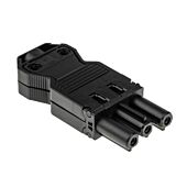 Wieland GST18i3 Female 3 Pole Mini Cable Mount Connector 20A