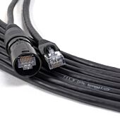 Fox Cat5e and Cat6 Flexible Ethercon to RJ45 Cable. Network Data Lead