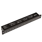 Neutrik Flexi-Norm NYS-SPP-L1 Jack patch panel. 1u 19inch. 24 way TRS