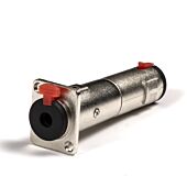 CHK Jack to jack Female to Female feedthrough adapter. Chassis Rack Panel Mount 