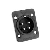 Male Amphenol AP6 Speaker Connector - Plastic - AP-6-22