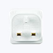 UK Mains USB C Charger. MASTERPLUG. Gloss White Plug Top. iPhone iPad Samsung. USBPLGC20W