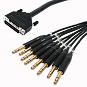 25 Pin D Sub to Neutrik TRS Jacks Cable. Serial db-25 MOGAMI Multicore Snake