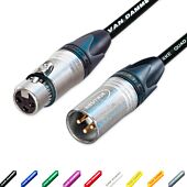 Neutrik EMC XLR to XLR Lead. Van Damme Starquad Cable. Balanced Boom Mic