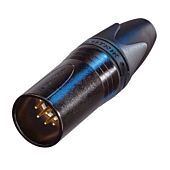 Neutrik 7 Pin NC7MXX-B Gold Male XLR Connector