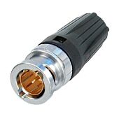 Neutrik HD NBTC75BFI4 True 75 Ω BNC Connector RG179B.U (thin 3mm) Rear Twist. HDTV