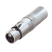 Neutrik NA3F5M 3 Pin XLR Female to 5 Pin Male. DMX Turn Around Adaptor Converter