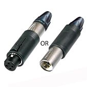 Neutrik 3 Pin NC3FM-C Convertcon Male AND Female XLR Connector