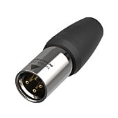 Neutrik 3 Pin NC3MX1-TOP Male XLR Connector. IP65 & UL50E Protection. Outdoor