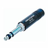 Neutrik NP3TB-B Quarter B-Gauge plug Black. Balanced TRS Jack Pro. 