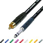 Neutrik 4.4mm TT Bantam Jack to RCA Phono Patch Leads. Van Damme Cables.