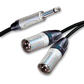 Mono Jack and 2xMale XLR