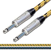 Sommer SC Classique Vintage Cable. Unbalanced Mono Jack to Jack Lead. 