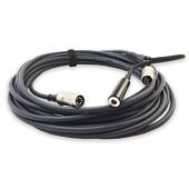 Octave' Midi Cable 5 to 7 pin with plugin DC Power. Footswitch to amp Lead