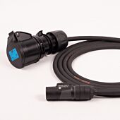 powerCON TRUE1 to 16amp Socket (3x1.5mm) H07RN-F Tough Rubber Cable