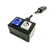 Powercon In and Out to IEC C13 Kettle plug. Adapter. junction box