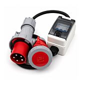 63A 5 Pin Plug to 32A 5 Pin Socket Protected 3 Phase Power Adapter