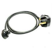 QUAD 3 Pin Mains Power Cable. Angled 3amp. Quad 33. 303 power amplifier. FM3 Tuners